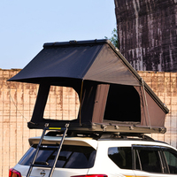 2-4 Personen Halb öffnung Wasserdichtes 4WD Auto Camping Aluminium Harts chale Dachzelt