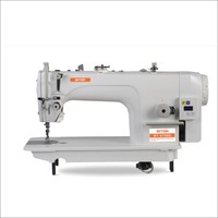Machine à Coudre Industrielle Point Noué Une Aiguille Entraînement Direct Informatisée Mécanisme d'Alimentation Manuelle État Neuf Moteur Inclus