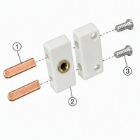 Connecteur de panneau thermocouple SMPW à déconnexion rapide, ensemble prise et fiche mini standard IP65 pour contrôle de température industriel
