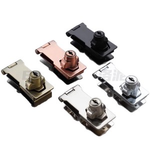 Glass Cabinet Door Lock Zinc Alloy 21 24 Mm Easy Installation For <b>Display</b> <b>Cases</b> Pet Cabinets - Product Image 2