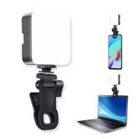Lampe de poche LED rechargeable portable mini RGB Ay-83, température de couleur réglable pour téléphones portables, selfie, vidéo, maquillage