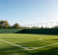 Gazon artificiel de football haute simulation, gazon synthétique écologique sans remplissage pour terrains de sport