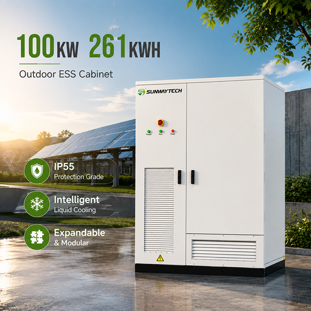 Factory Production Line Uninterrupted Power Backup with ATESS 100kW 50KW 241KWH 261kWh Integrated Storage