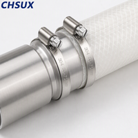 CHSUX Colliers de serrage industriels personnalisés en acier inoxydable à vis sans fin, 4 pièces, réglables, pour flexibles, fabricant de composants de quincaillerie