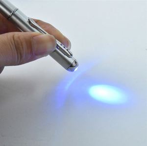 Hot-selling Transparent Ink UV Lamp Irradiates Fonts to Reveal Invisible Plastic <b>Pen</b> with Custom Logo for Child Gift - Product Image 3