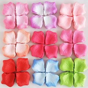Pétalos de Rosa Grandes para Boda, Pétalos de Rosa Artificiales Románticos para Matrimonio - Product Image 1