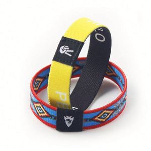 Bracelet RFID NFC réversible écologique personnalisé, imprimé par transfert thermique, bande élastique pour adultes, bracelets promotionnels - Product Image 4