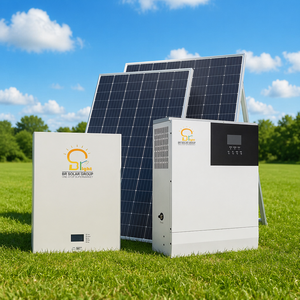 SOLAR Hybrid Grid Solar Energy Power System Kit 5-10kW With <b>Battery</b> & <b>48V</b> for Home Appliances Off-Grid Use BR-5 KWh Complete Pre - Product Image 4