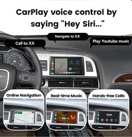 Interface sans fil CarPlay et Android Auto pour Audi 2004-2009 A6/Q7 MMI 2G, navigation Android Auto, Mirror Link, Airplay