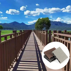 Idées de conception de carreaux de terrasse en WPC Carreaux de terrasse en composite bois-plastique bon marché pour l'extérieur - Product Image 4