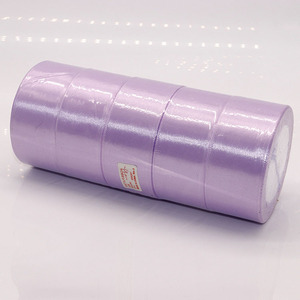 Ruban de satin écologique 100 % polyester, simple face, <span class=keywords><strong>40</strong></span> mm (1,5 pouce), 25 <span class=keywords><strong>yards</strong></span>/rouleau, pour mariages, anniversaires et bouquets floraux – Vente en gros - Product Image 5