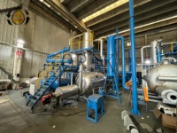 Machine de recyclage d'huile moteur industrielle usagée en carburant diesel pour petites raffineries et sociétés pétrolières