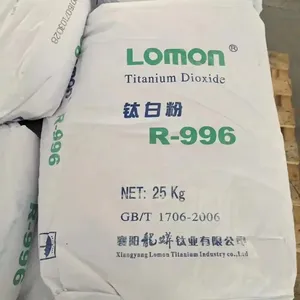 Suministro de fábrica de dióxido de titanio rutilo Lomon R996 para pigmento