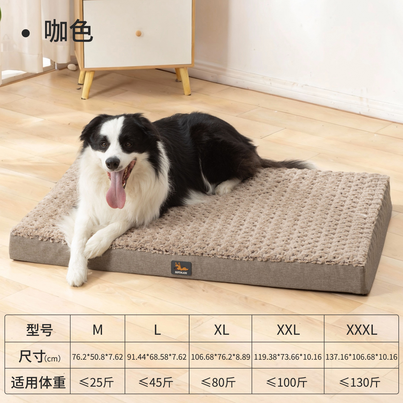 Almohadilla plana de terciopelo con estampado de tulipanes, marrón grisáceo