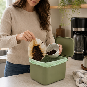 Sacchi per Rifiuti Organici Grandi e Resistenti OEM per Uso Domestico Europeo, Sacchetti Compostabili per Rifiuti Alimentari per Applicazioni in Cucina - Product Image 5