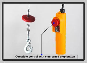 200 ק "ג 500 ק" ג <span class=keywords><strong>120</strong></span> להניף חשמלי הספק סין מנוף להתכה חשמלי עם פיזור חום מהיר - Product Image 5
