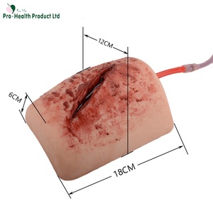 Simulador de Laceraciones para Entrenamiento Médico, Kit de Heridas en el Muslo para Entrenamiento en Control de Hemorragias, Herida por Puñalada - Product Image 2