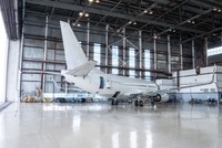 Hangar industrial para aviones Almacén con marco de acero con taller de mantenimiento Panel sándwich hecho