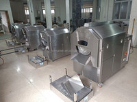 Industriële professionele elektrische gas aardnoot amandel sesam cashewnoten zonnebloempitten roostermachine