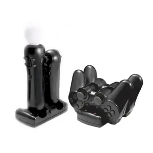 DATA FROG Estación de carga <span class=keywords><strong>USB</strong></span> dual Soporte vertical de carga rápida para controladores de juegos <span class=keywords><strong>PS3</strong></span> Accesorios de movimiento específicos - Product Image 2