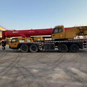 Grue sur camion d'occasion Sany 80 tonnes avec cabine confortable et levage stable - Product Image 2