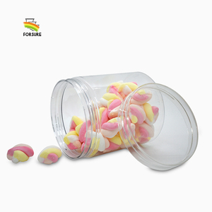 Wholesale 450ml 500ml 750ml Empty Pet Plastic Jar With Gold Lid and Foil Seal Storage Candy <strong>Popcorn</strong> Plastic Jars - Product Image 4