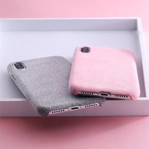 Semplice Tpu Cassa Del Telefono per il <span class=keywords><strong>iphone</strong></span> Caso di <span class=keywords><strong>X</strong></span> 5.8 pollice Silicone Tessuto Canvas Peluche Della Copertura Posteriore - Product Image 1