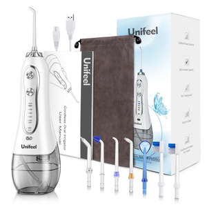Unifeel 2023 Hydropulseur Portable DWater Flosser Nettoyant Buccal Sans Fil Irrigateur Dentaire pour le Nettoyage des Dents - Product Image 5