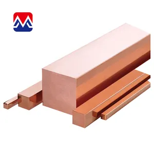 Pure 99.99% Copper Bar Solid Copper Rod Astm C11000 Copper Earth Rod