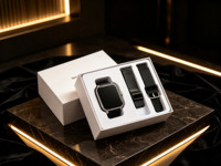Jam Tangan Sport WK89 Terbaru Pengisi Daya Nirkabel Power Bank 2 Tali Jam Set Kotak Hadiah Smart Watch