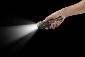 Industrial IP68 Waterproof 2000 Lumens Rechargeable Aluminum <b>LED</b> Handheld High Power USB <b>Flashlight</b> Adjustable Beam 200-300M - Product Image 3