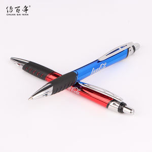 أقلام حبر جاف مضيئة LED فاخرة شعار متوهجة وقبضة شعار محفور مصنوع من البلاستيك - Product Image 6