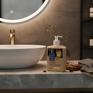 Jabón Líquido para Manos AquaVera Oriental Oud 500 ML con SLS, Jabón de Tocador a Base de Productos Químicos con Certificación ISO 9001:2008 para Limpieza Básica - Product Image 3