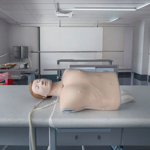 Boneka pengajaran medis setengah badan Model pelatihan medis Cpr maneken maneken maneken maneken setengah badan Model pelatihan CPR pria - Product Image 3