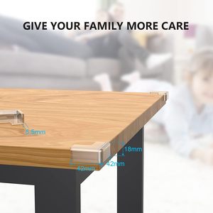 SKY-TOUCH 12-Pack Soft Baby Proofing Clear Edge <b>Corner</b> <b>Guards</b> Child Safety <b>Corner</b> Bumper Cushions - Product Image 5