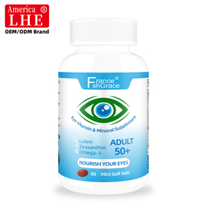 Fabricante de Suplementos Vitamínicos y Minerales para la Vista, 90 Cápsulas Blandas de Vitaminas y Minerales para el Cuidado de la Visión - Product Image 1