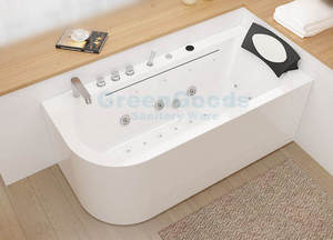 Baignoire de Massage pour 1 personne, salle de bain de luxe, autoportante, colorée, légère, tactile, <span class=keywords><strong>Induction</strong></span>, cascade - Product Image 3