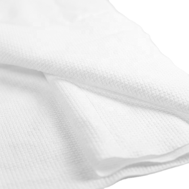Spunlace Nonwoven Pattern Roll Viscose Polyester Cotton Bamboo Lyocell Fiber Roll Fabric Customizable Weight Material Supplier