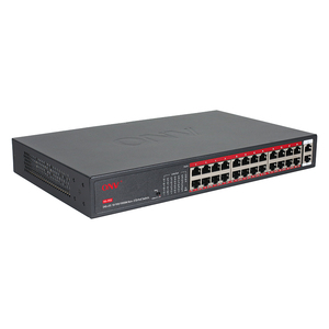 สวิตช์ PoE แบบไม่มาตรฐาน 24 พอร์ต กิกะบิตอัปลิงค์ + VLAN - Product Image 2