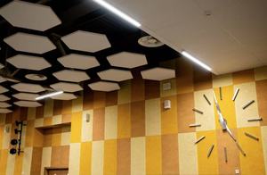 Pannello fonoassorbente per soffitto acustico 60*60 <span class=keywords><strong>pannelli</strong></span> acustici a prova di fuoco - Product Image 4
