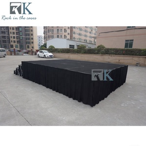 Plataforma de Escenario para Conciertos con Faldones y Escalones, Plataforma Modular Tipo Araña - Product Image 3