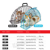 Cage portable pour animaux de compagnie avec sèche-cheveux, cage de séchage de bain pour chien chat de voyage, approvisionnement en vrac en gros pour le lavage du bain