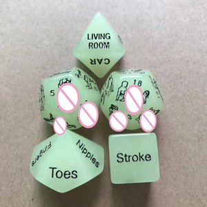 Dados Eróticos Luminosos <span class=keywords><strong>5</strong></span> en 1 para el Amor y el Sexo, Juego de Dados de Posiciones Personalizadas para Parejas, Regalo para Juegos de Pareja - Product Image 1