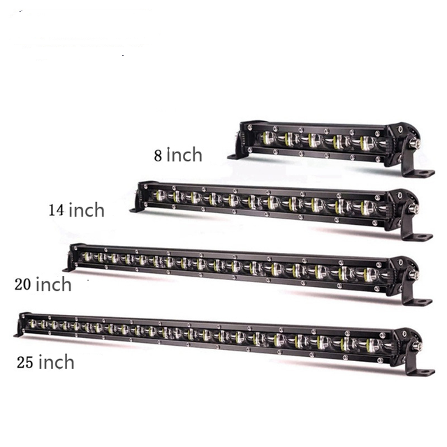 Yosovlamp Car LED Work Light 150W Off-road Vehicle Long Strip Light 6500LM Engineering Vehicle Auxiliary Light