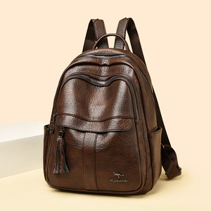 Mochila de Moda, Estilo Simple, Gran Capacidad, Bolso de Mano, Cuero PU de Alta Calidad, Mochila para Mujer - Product Image 3