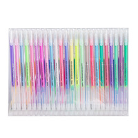 Stylo Gel Acrylique Baiyi, Pointe 1,0 mm, Encre Gel Plastique, Multicolore, Design Gelée Tridimensionnel, Idéal pour Étudiants et Prise de Notes