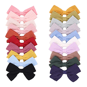 Bandeau élastique en nylon motif nœud de fruits de dessin animé, pour le bain, le spa, le sport, le lavage du visage et le maquillage, avec nœud décoratif et logo personnalisé - Product Image 1