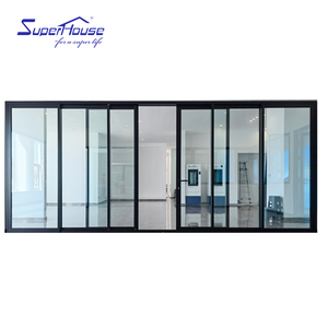 فلوريدا تامبا تأثير إعصار انزلاق الباب FL مشفر الألومنيوم معزول الباب الفناء جدار الباب المعبئ لفيلا منزل منزل - Product Image 6