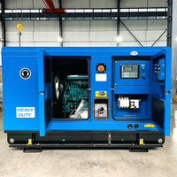 Groupe électrogène diesel silencieux Ricardo haute fiabilité 50 kW triphasé quatre fils 12 V CC avec ATS et contrôle automatique insonorisé