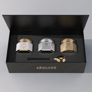 150G Custom Label Screw Cap Cosmetic Packaging <b>Empty</b> Bottle Glass <b>Jar</b> Glass Can Screen Printed With Box - Product Image 4